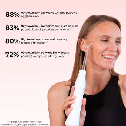 Urządzenie Glow Lane do terapii skóry wysoką częstotliwością